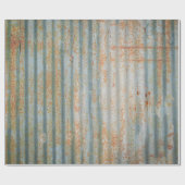 Oude roeststalen muur. textuur van de oude roestst cadeaupapier (Vlak)