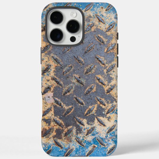 Oude roeststructuur van golfkarton Case-Mate iPhone case (Achterkant)