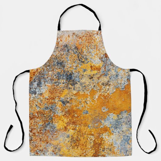 Oude roesttextuur, grunge metallic achtergrond. schort (Voorkant)