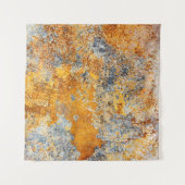 Oude roesttextuur, grunge metallic achtergrond. wandkleed (Voorkant (horizontaal))