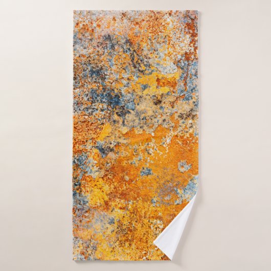 Oude roesttextuur. Grunge rusted metal background. Badhanddoek (Badhanddoek)