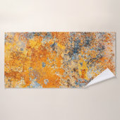 Oude roesttextuur. Grunge rusted metal background. Badhanddoek (Badhanddoek)