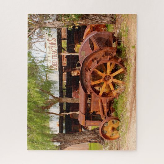 Oude roesttrekker legpuzzel (Verticaal)
