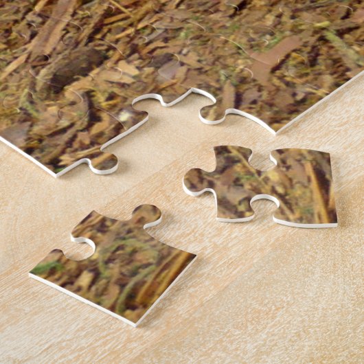 Oude  roestvrij schuur voor autowrakken legpuzzel (Zijkant)