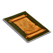 Oude rol: Schrift, Bijbelversie: Isaiah Notitieboek (Rechterzijde)