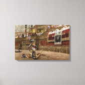 Oude Roman Gladiators Canvas Afdruk (Voorkant)