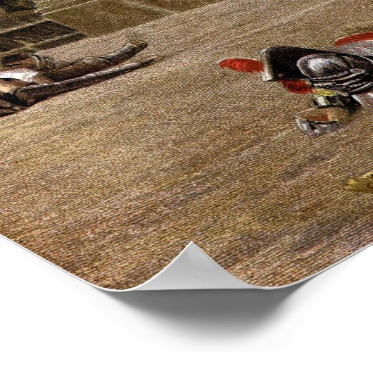 Oude Roman Gladiators Poster (Hoek)