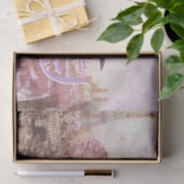 Oude Romantische Rozen In Parijs Tissuepapier (Geschenk)