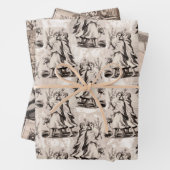 Oude Rome Elegante Antiek Collages Inpakpapier Vel (In situ)