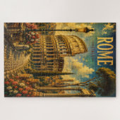 Oude Rome Italië Reisposter Puzzel (Horizontaal)