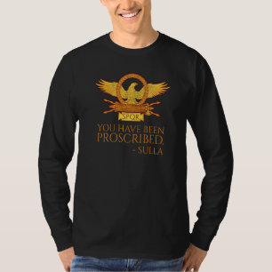 Oude Rome je bent verboden Romeinse vuist T-shirt