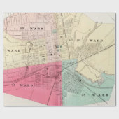 Oude Rome NY Kaart (1874) Cadeaupapier (Vlak)