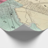 Oude Rome NY Kaart (1874) Cadeaupapier (Hoek)