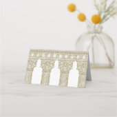 Oude Rome Party met elegante tempel kolommen Plaatskaartje (Achterkant)