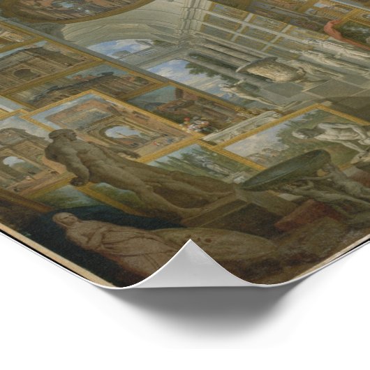 Oude Rome van Panini - Poster (Hoek)