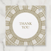 Oude Rome Verjaardagsfeest met stenen elementen Bedankjes Labels (Achterkant)