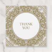 Oude Rome Verjaardagsfeest met stenen elementen Bedankjes Labels (Achterkant)