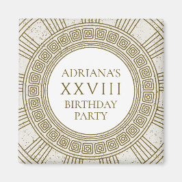 Oude Rome Verjaardagsfeest met stenen elementen Magneet