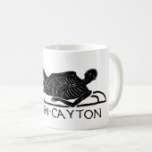 Oude Romeinse artefact kennen zichzelf skelet Koffiemok (Voorkant rechts)