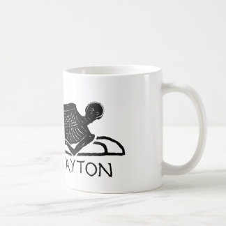 Oude Romeinse artefact kennen zichzelf skelet Koffiemok