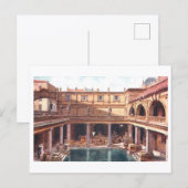 Oude Romeinse baden, Bath, Engeland Briefkaart (Voorkant / Achterkant)