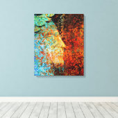 Oude Romeinse Caesar herinneringen Canvas Afdruk (Insitu (Houten vloer))