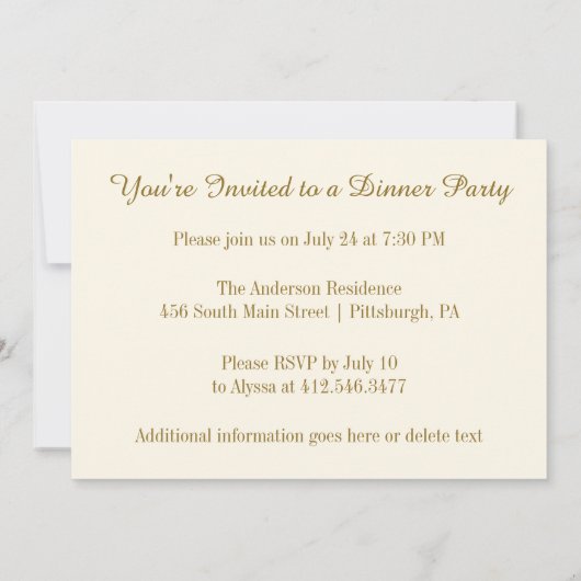 Oude Romeinse feestdag Kaart (Achterkant)