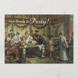 Oude Romeinse feestdag Kaart