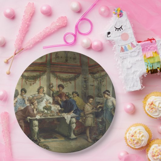 Oude Romeinse feestdag Papieren Bordje (Feest)