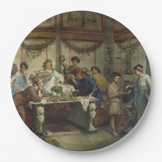 Oude Romeinse feestdag Papieren Bordje (Voorkant)
