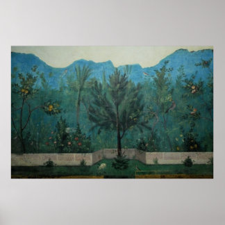 Oude Romeinse kunst / Fresco / House of Livia / Poster