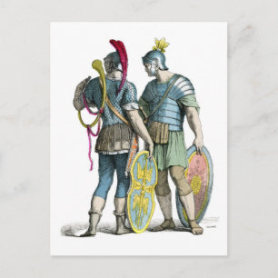 Oude Romeinse Legionairen Briefkaart