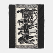 oude Romeinse mannen en paarden Fleece Deken (Voorkant)