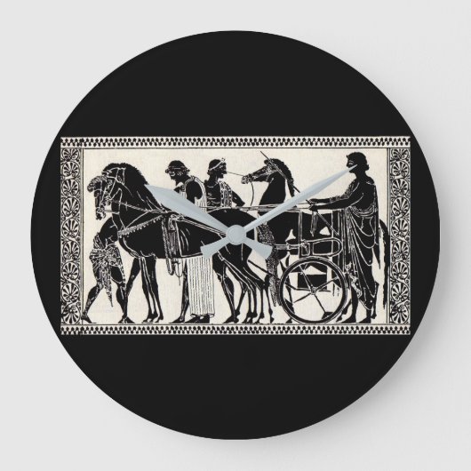 Oude Romeinse mannen en paarden Grote Klok (Voorkant)