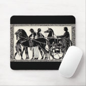 Oude Romeinse mannen en paarden Muismat (Met muis)