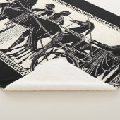 oude Romeinse mannen en paarden Sherpa Deken (3/4)