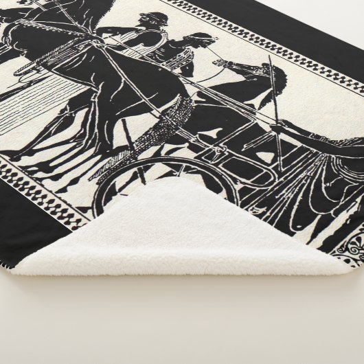 oude Romeinse mannen en paarden Sherpa Deken (3/4)