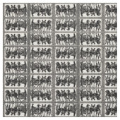 oude Romeinse mannen en paarden Stof (Swatch)