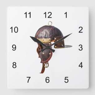 Oude Romeinse militaire helm Vierkante Klok