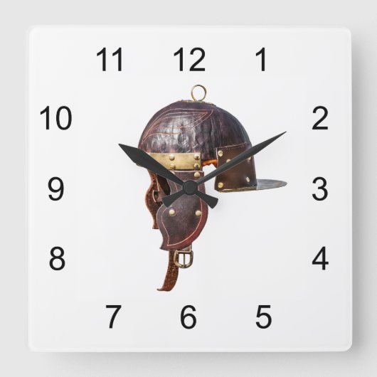 Oude Romeinse militaire helm Vierkante Klok (Voorkant)