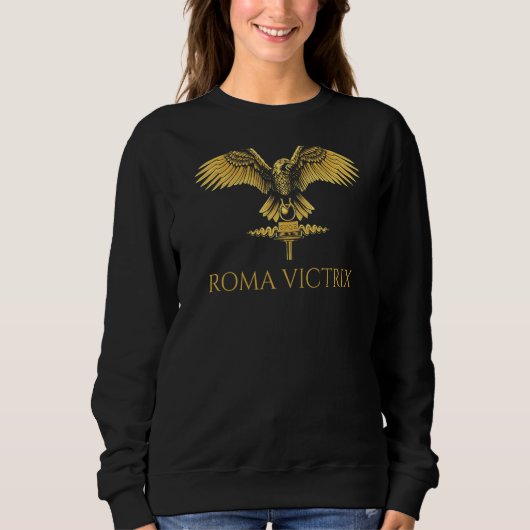 Oude Romeinse Motto Roma Victrix klassiek Latijn Trui (Voorkant)