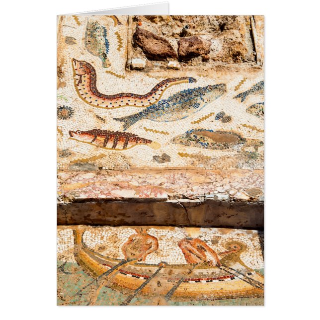 Oude Romeinse mozaïek (Voorkant)