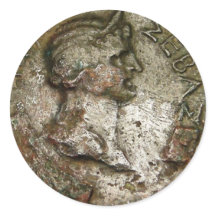 Oude Romeinse munt Sticker