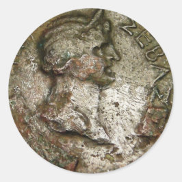 Oude Romeinse munt Sticker
