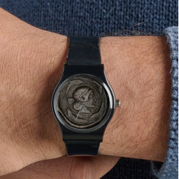 Oude Romeinse munten Dolfijnen Horloge