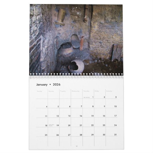 Oude Romeinse Stad - Pompeii Calendars Kalender (Jan 2026)