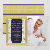 Oude Romeinse Toga Verjaardagsfeestje Ivy Foto Kaart (Voorkant / Achterkant)