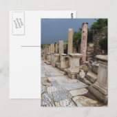 Oude Romeinse weg in de stad Ephesus, Turkije Briefkaart (Voorkant / Achterkant)