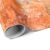 Oude ronde met floreel behang met vignet cadeaupapier (Rol Hoek)