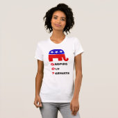 Oude rondjes: antirepublikeins T-shirt (Voorkant volledig)